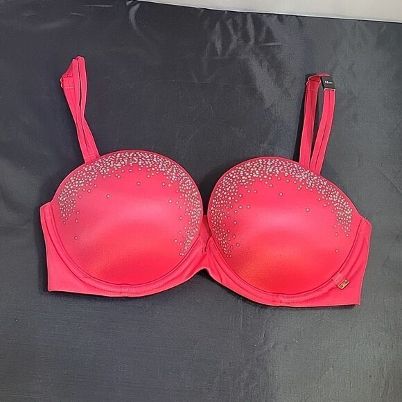 BRAND NEW  SPARKLE RED VICTORIA SECRET WOMEN"S BRA - Picture 2 of 11